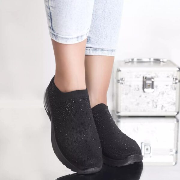 PANTOFI SPORT NILDA NEGRU TEXTIL