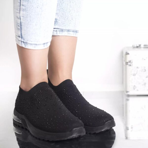 PANTOFI SPORT NILDA NEGRU TEXTIL