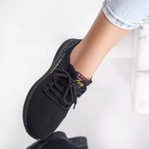 PANTOFI SPORT ODETTE NEGRU TEXTIL