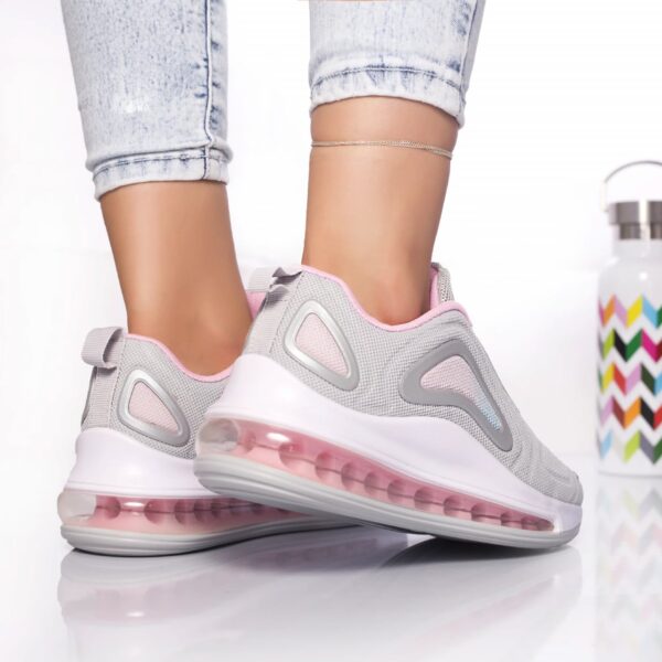 PANTOFI SPORT Orosza TEXTIL GRI-DESCHIS-ROZ