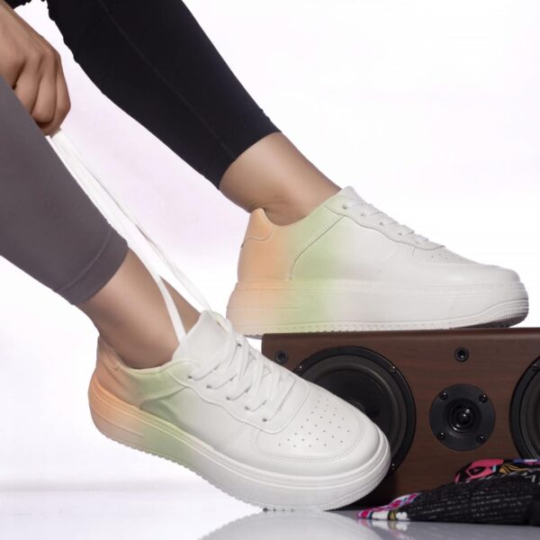 PANTOFI SPORT Pagea PIELE ECOLOGICA PORTOCALIU