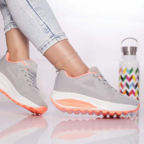 PANTOFI SPORT TEXTIL GRI Anastasy