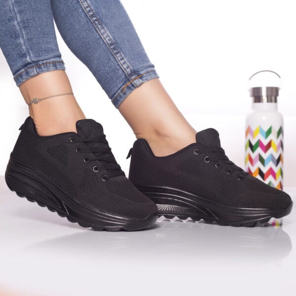 PANTOFI SPORT TEXTIL NEGRU Anastasy