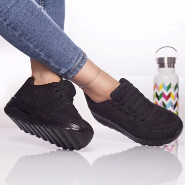 PANTOFI SPORT TEXTIL NEGRU Anastasy