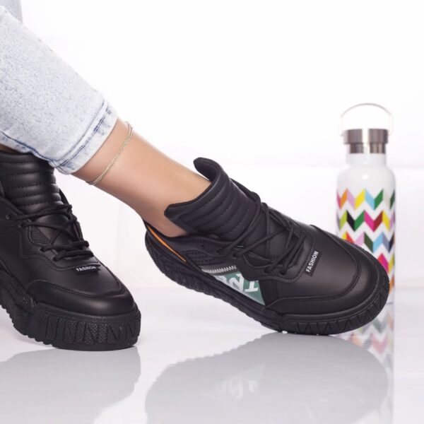 PANTOFI SPORT Zanna PIELE ECOLOGICA NEGRU