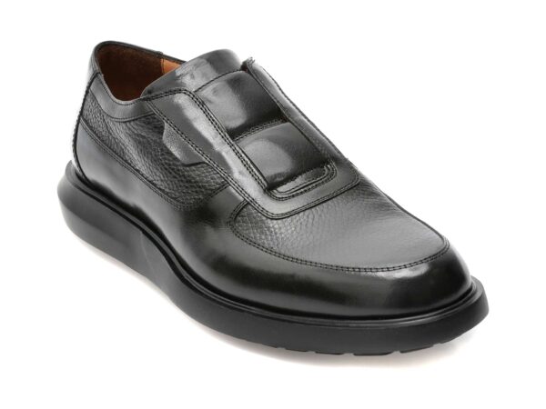 Pantofi EPICA negri, 66611, din piele naturala