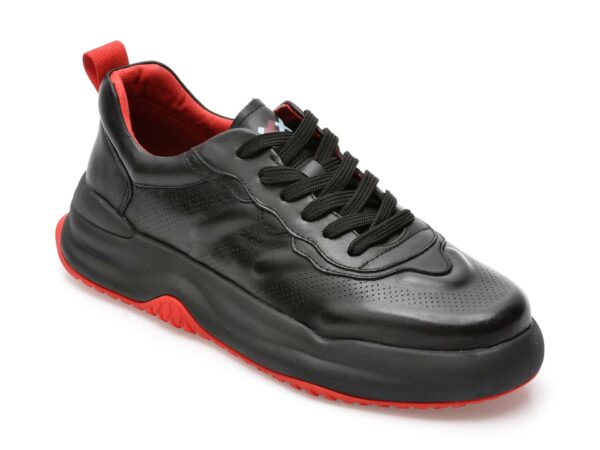 Pantofi GRYXX negri, 80775, din piele naturala