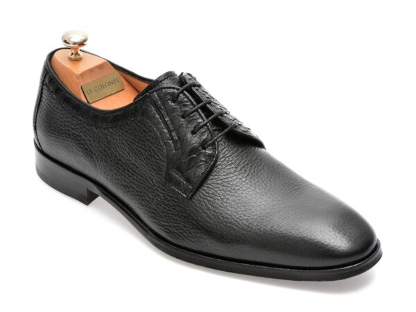 Pantofi LE COLONEL negri, 48711, din piele naturala
