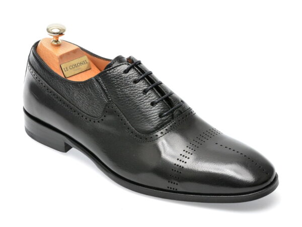 Pantofi LE COLONEL negri, 48782, din piele naturala