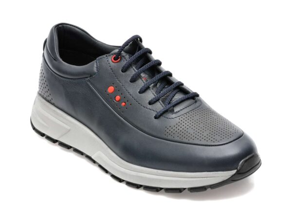 Pantofi OTTER bleumarin, 2215134, din piele naturala