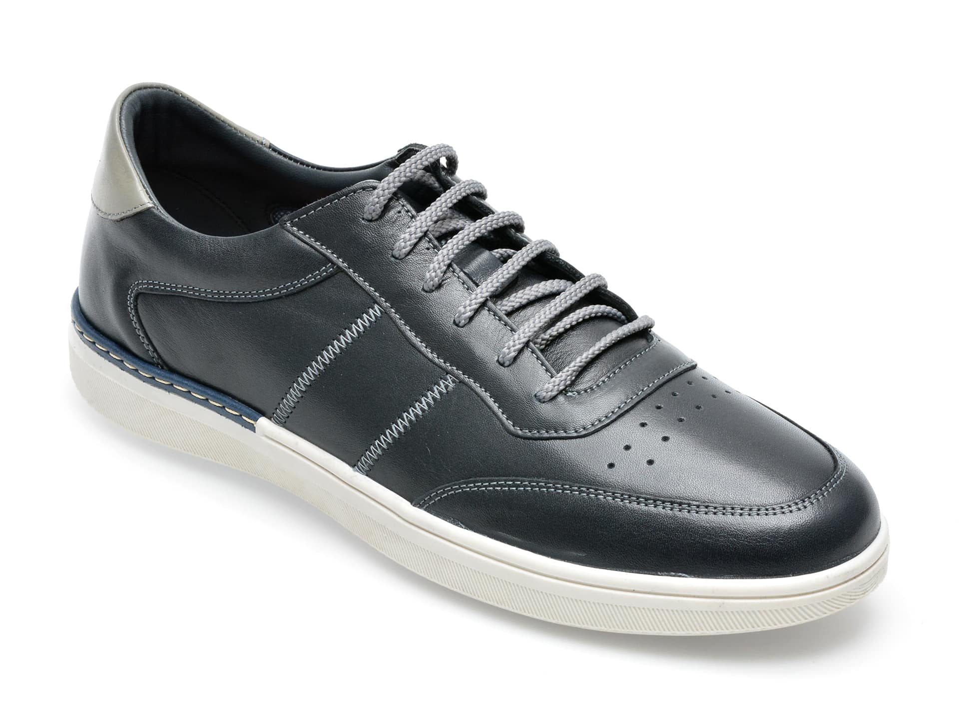 Pantofi OTTER bleumarin, 3421, din piele naturala