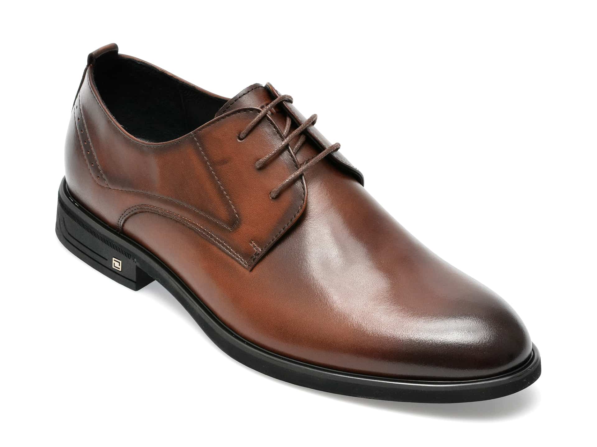 Pantofi OTTER maro, E620006, din piele naturala