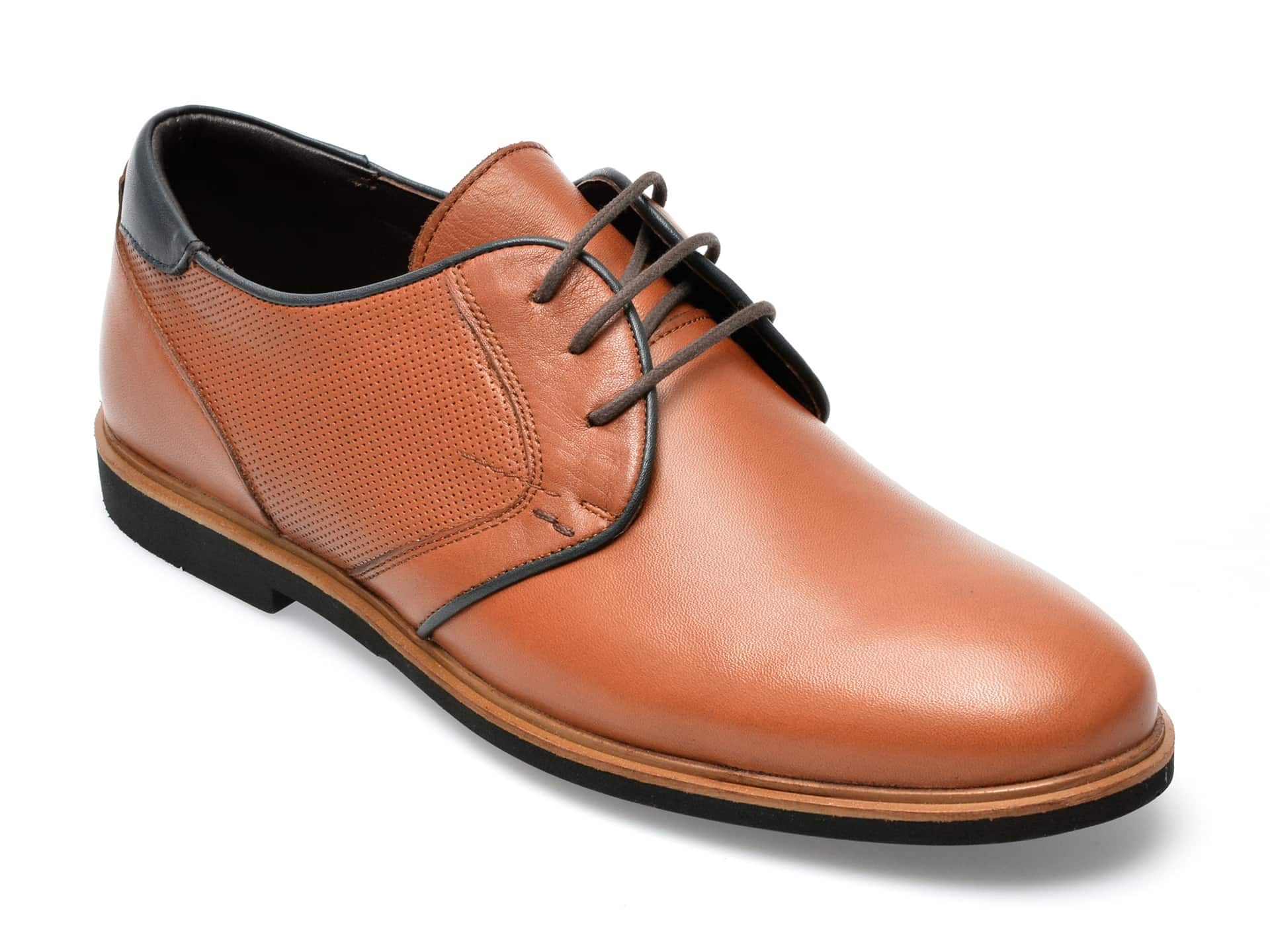 Pantofi OTTER maro, M08125, din piele naturala