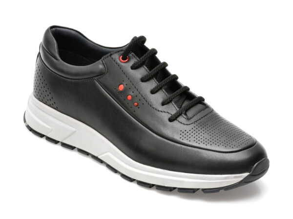 Pantofi OTTER negri, 2215131, din piele naturala