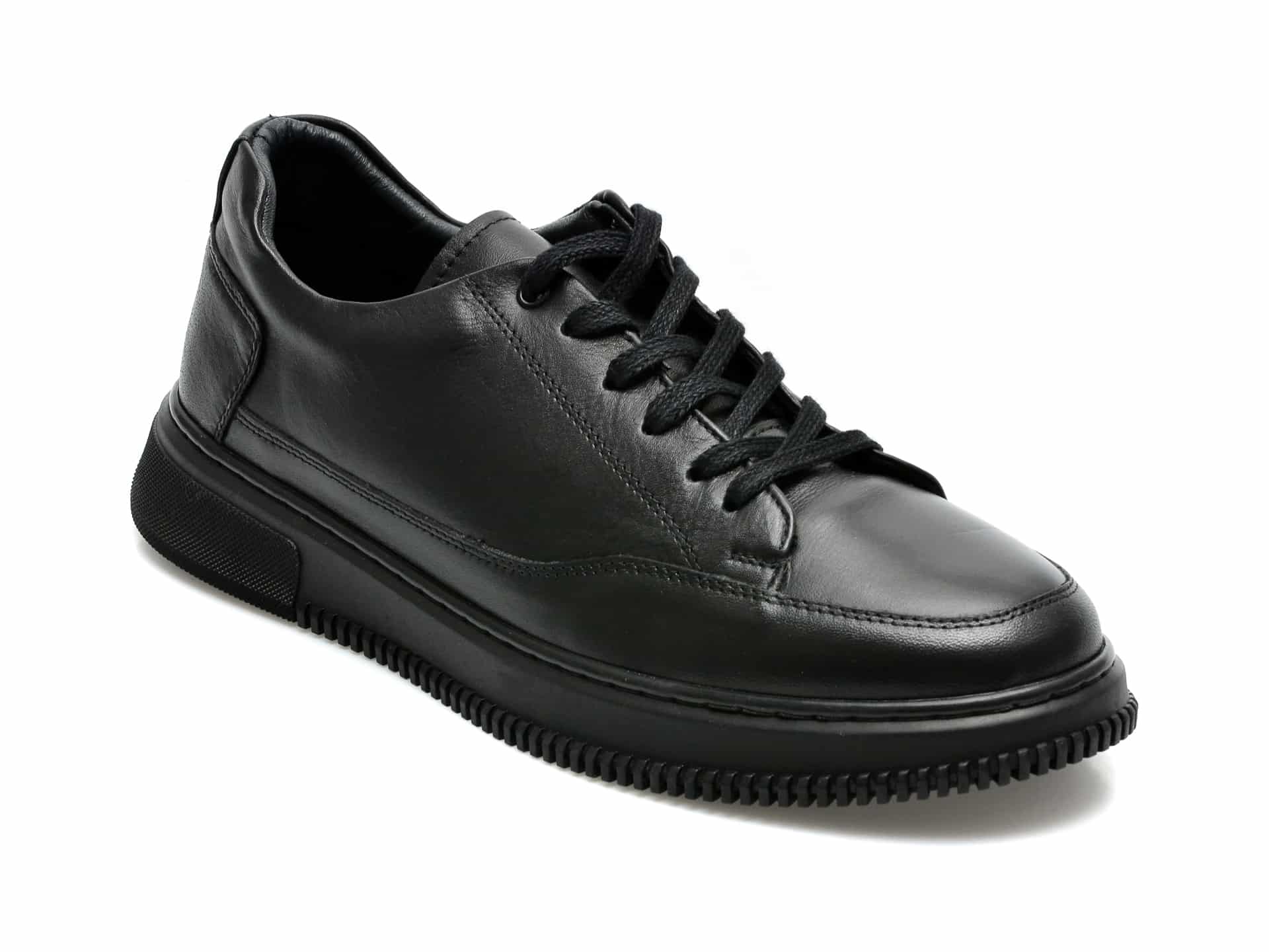 Pantofi sport BRAVELLI negri, 13322, din piele naturala