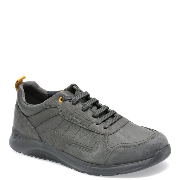 Pantofi sport GEOX gri, U26ANA, din piele ecologica