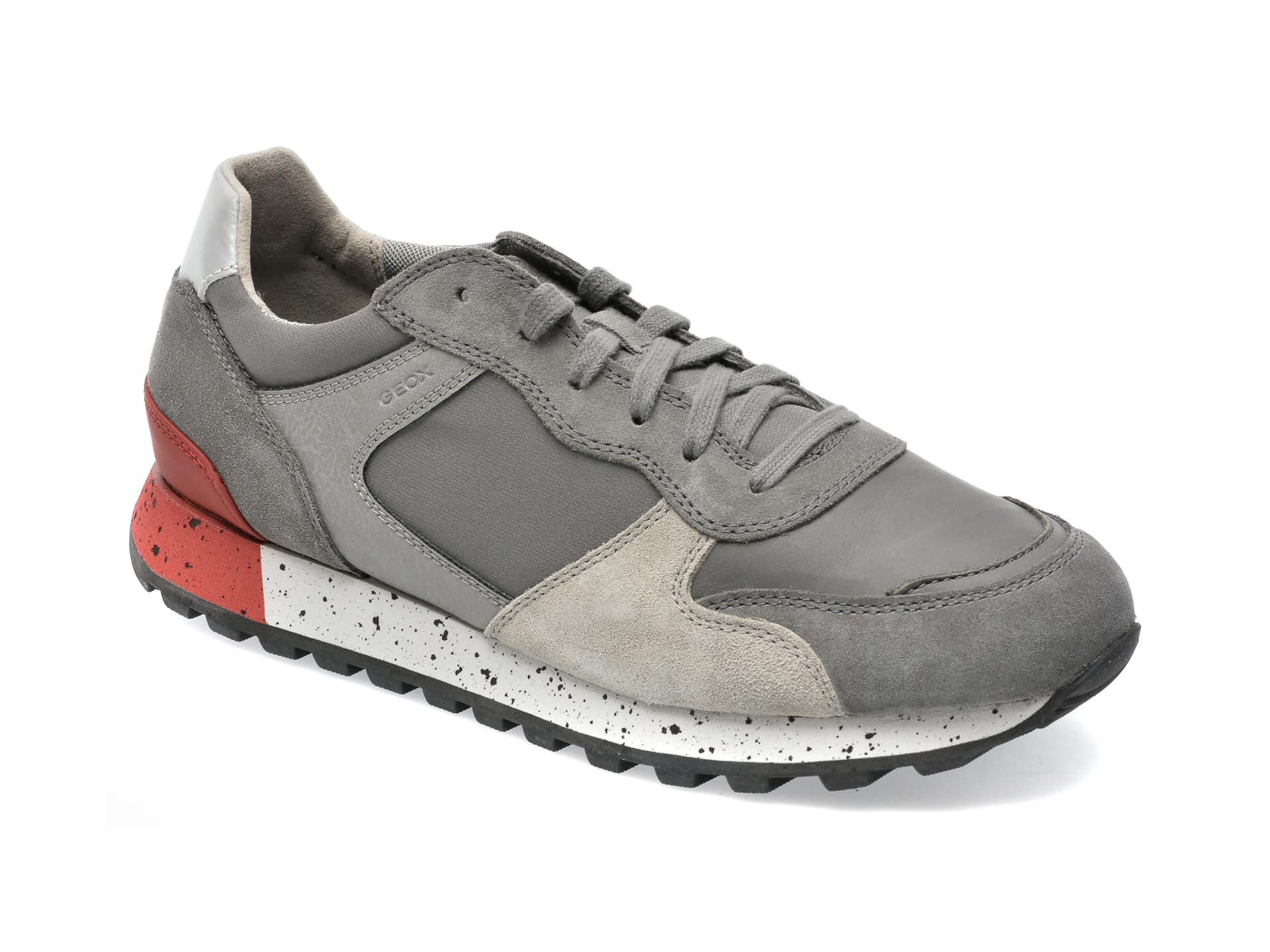 Pantofi sport GEOX gri, U26CPA, din piele naturala
