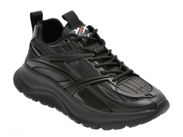 Pantofi sport GRYXX negri, 202, din material textil si piele ecologica