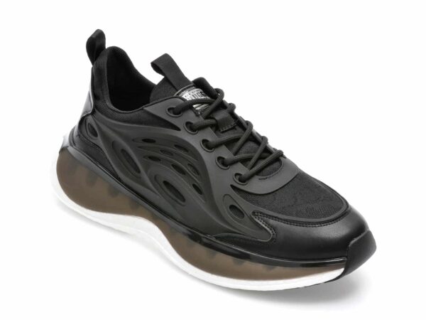 Pantofi sport GRYXX negri, 20965, din material textil si piele naturala