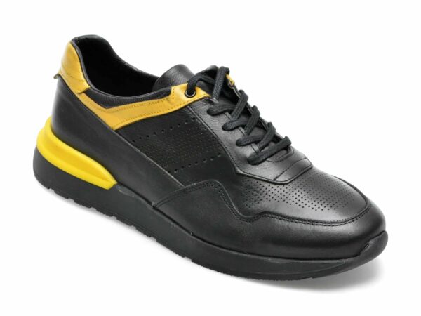 Pantofi sport GRYXX negri, M6039, din piele naturala