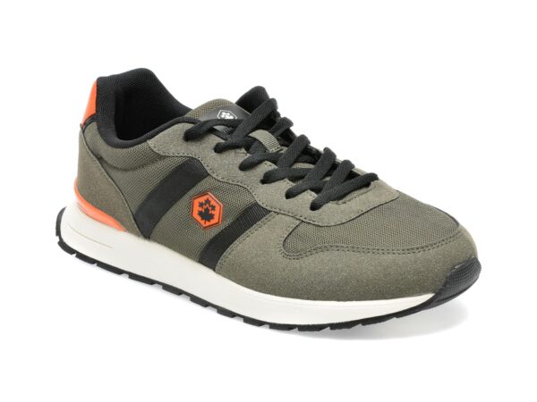 Pantofi sport LUMBERJACK kaki, F661001, din piele intoarsa