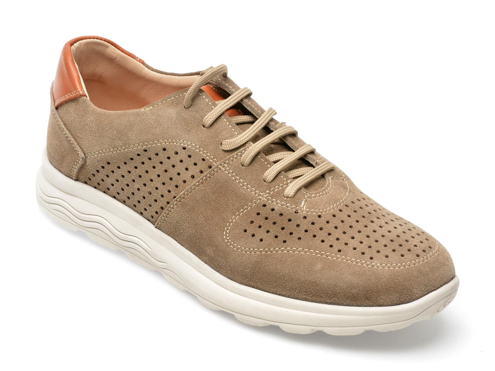 Pantofi sport OTTER bej, SF6031, din piele intoarsa