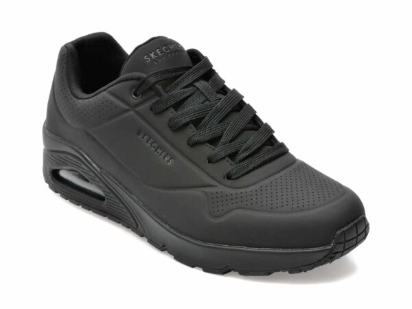 Pantofi sport SKECHERS negri, UNO, din piele ecologica