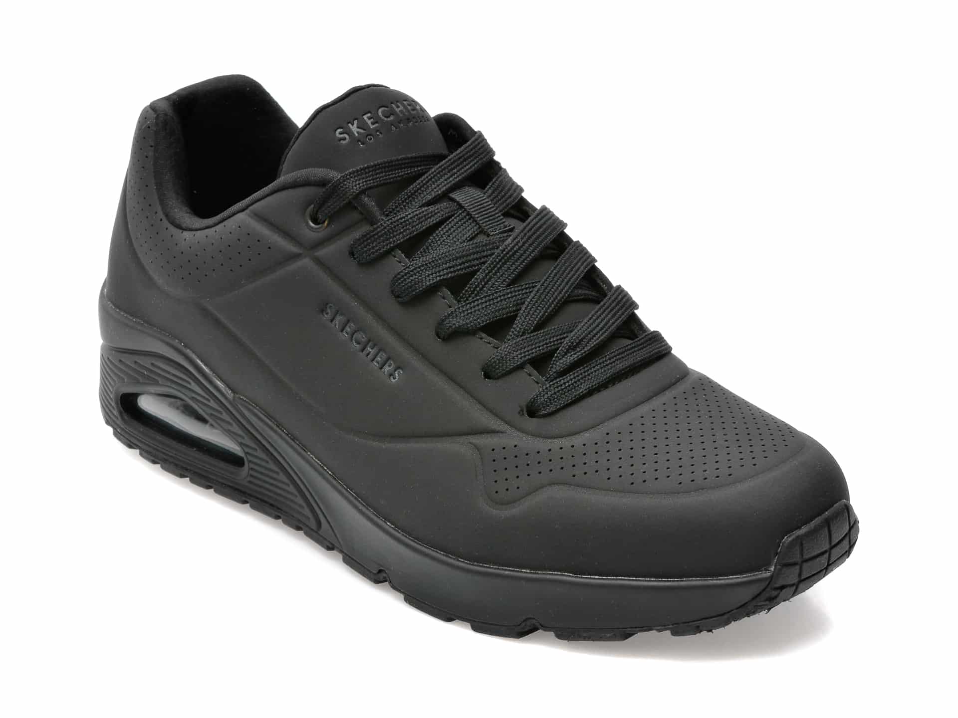 Pantofi sport SKECHERS negri, UNO, din piele ecologica