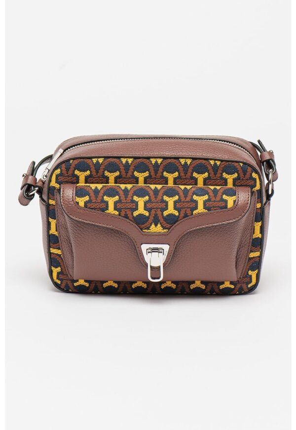 Geanta crossbody cu model grafic Beat