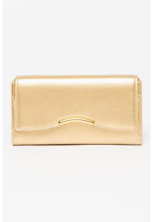 Geanta crossbody de piele cu aspect metalizat Diana