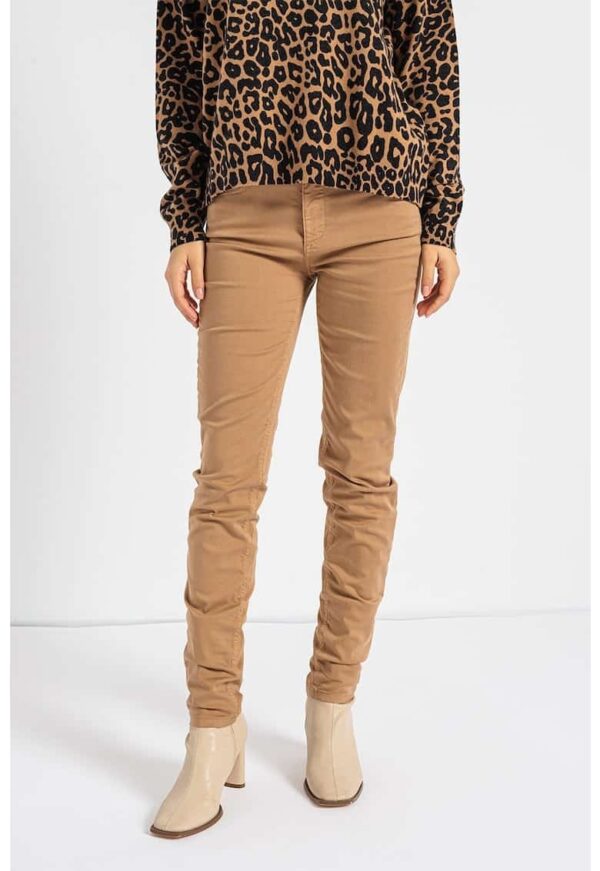 Pantaloni skinny cu talie inalta