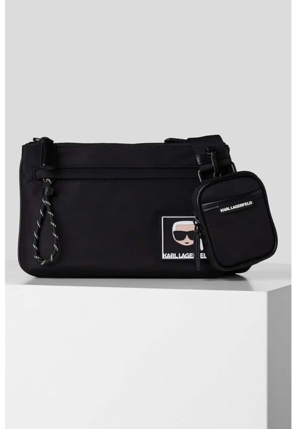 Geanta crossbody cu logo Ikonik