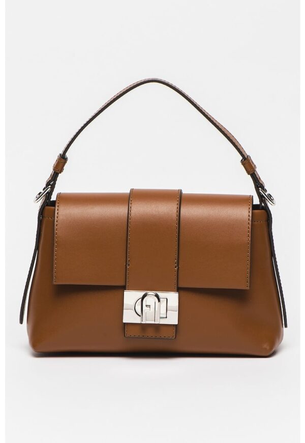 Geanta de piele cu clapa Charlie