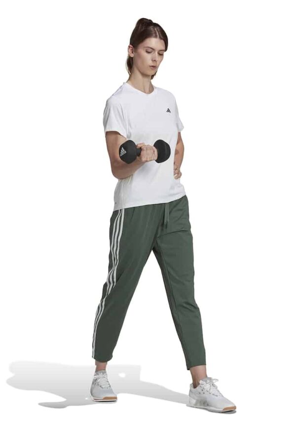 Pantaloni crop cu croiala conica pentru antrenament