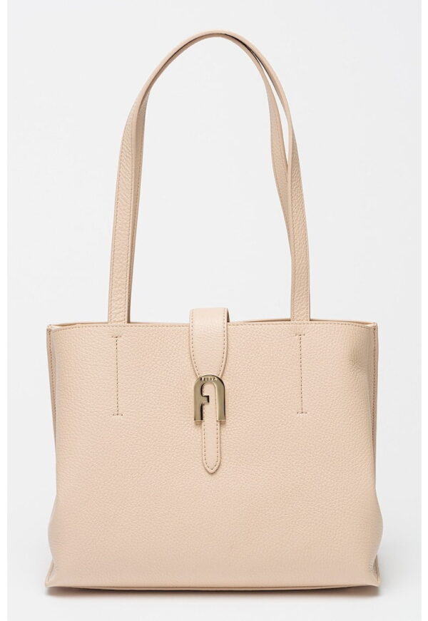 Geanta din piele cu bareta de umar Sofia