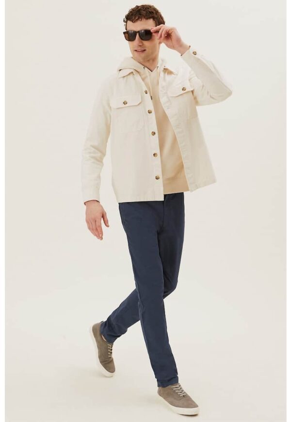 Pantaloni uni slim fit