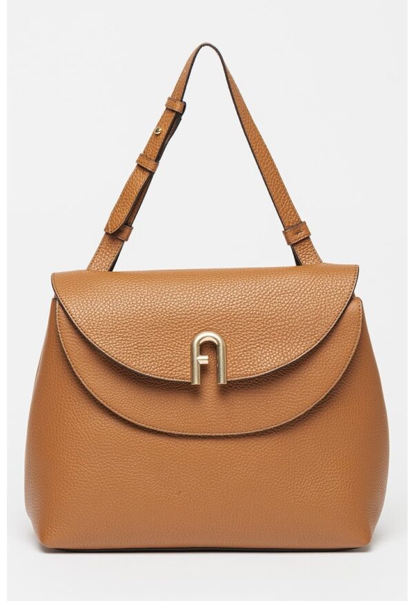 Geanta de piele cu bareta de umar Primula