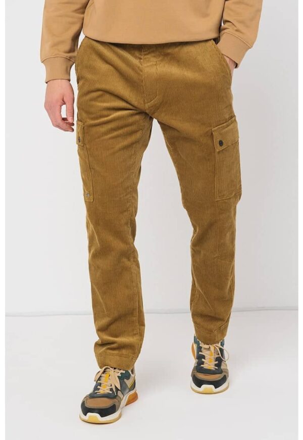 Pantaloni cargo din reiat Glian
