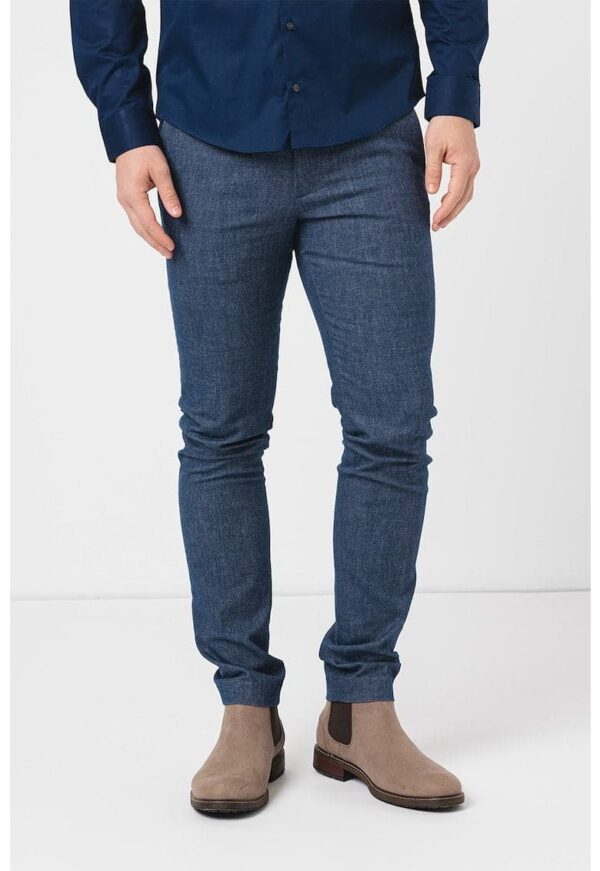 Pantaloni slim fit cu talie medie Bleecker