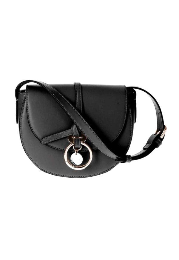 Geanta crossbody de piele ecologica cu inchidere cu clapa