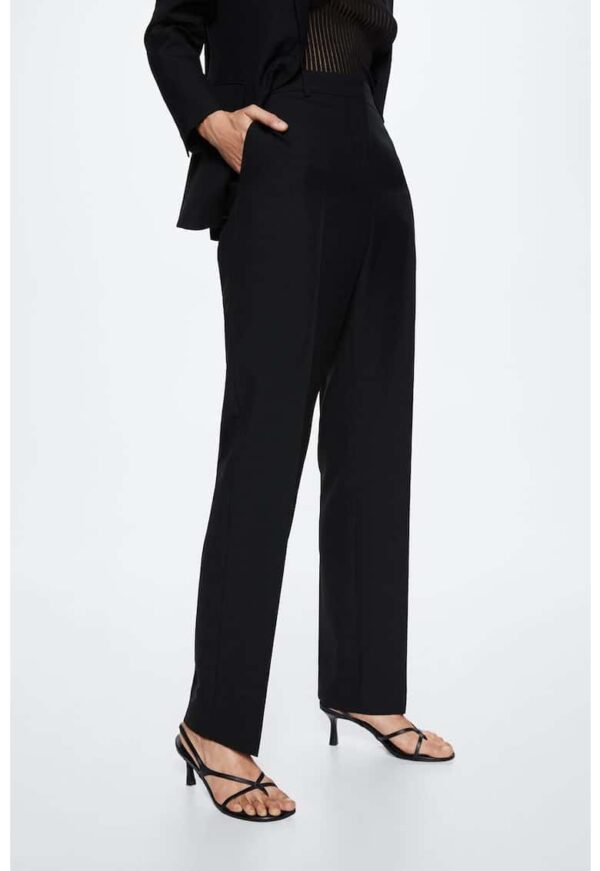 Pantaloni eleganti din amestec de lana Helen