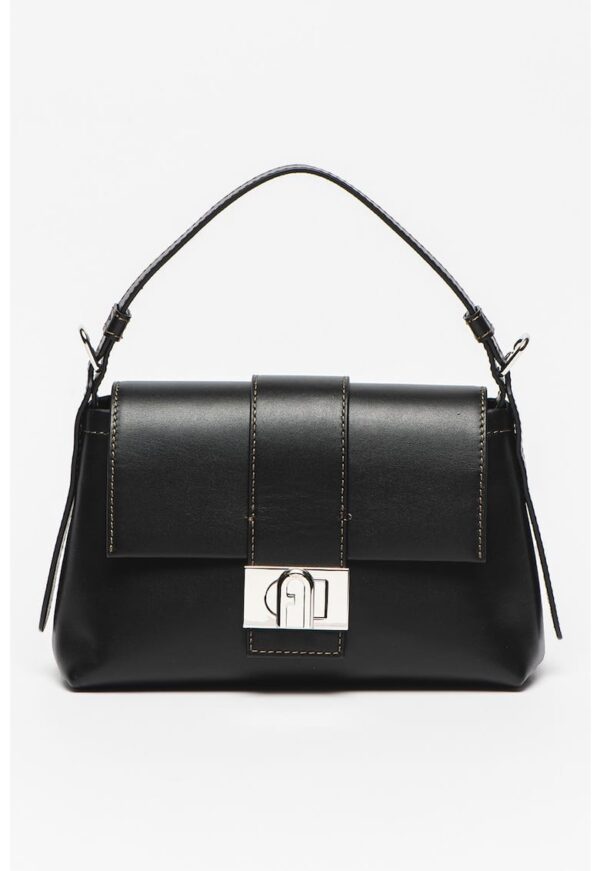 Geanta de piele cu clapa Charlie