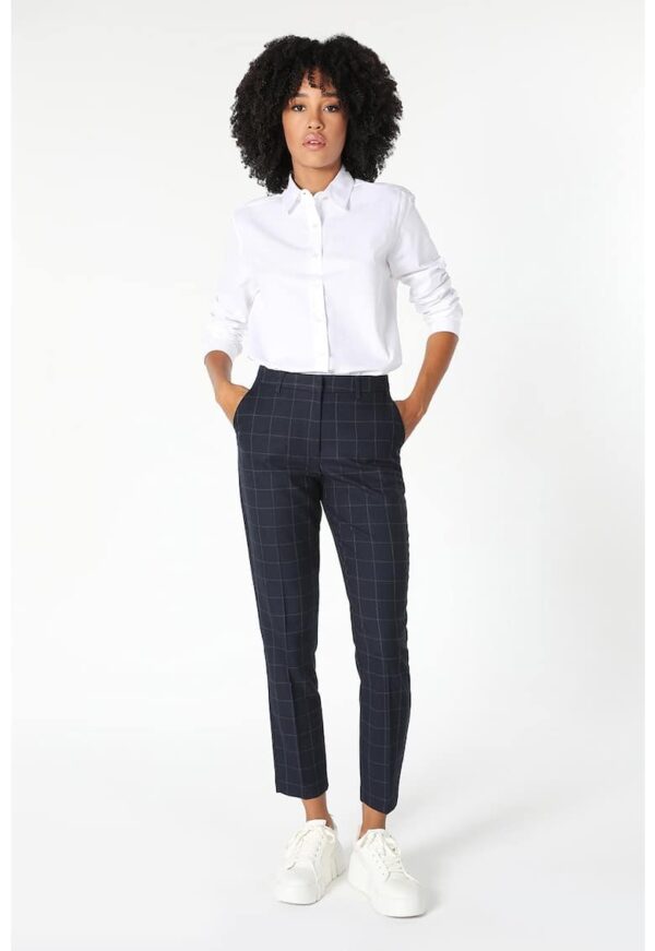 Pantaloni chino slim fit in carouri