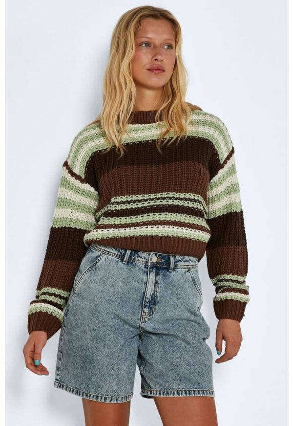 Pantaloni scurt de denim cu talie inalta