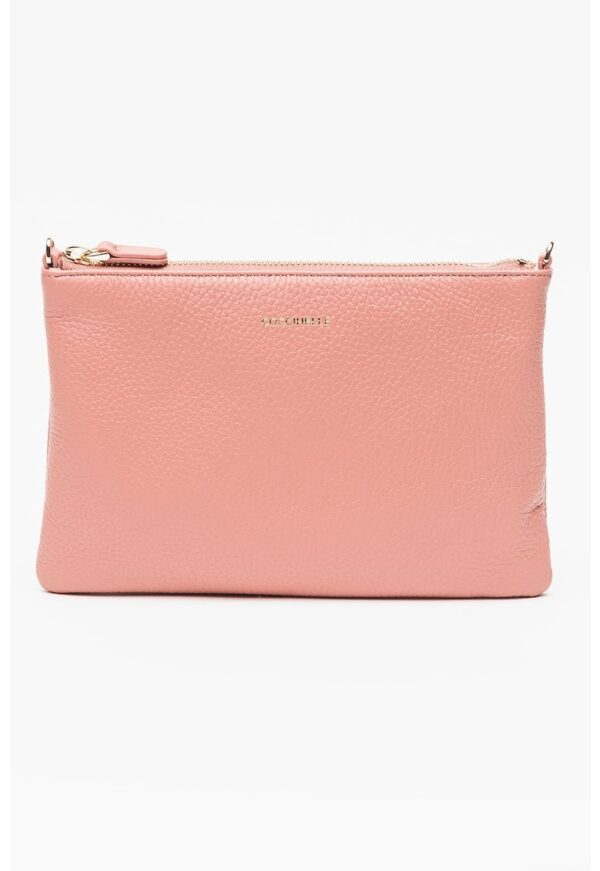 Geanta crossbody convertibila de piele cu aspect granulat Best