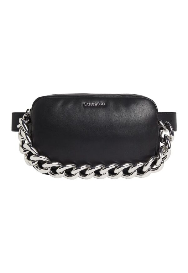 Borseta de piele ecologica cu lant decorativ