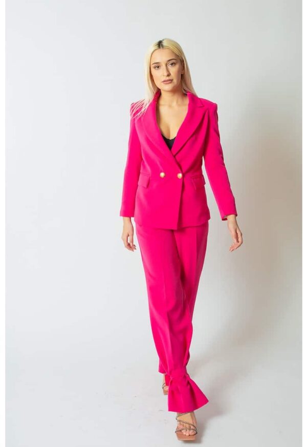 Pantaloni ampli cu talie inalta