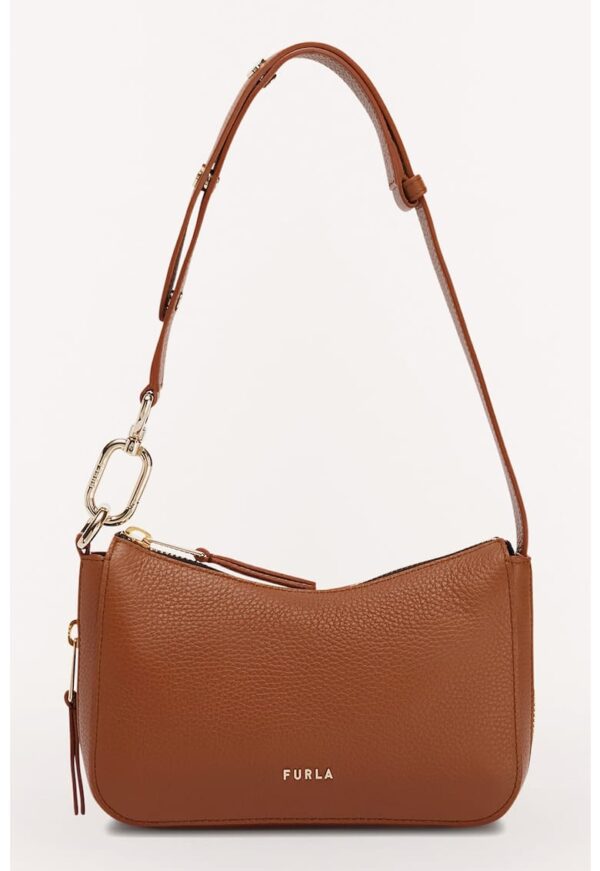 Geanta de piele cu bareta de umar Skye