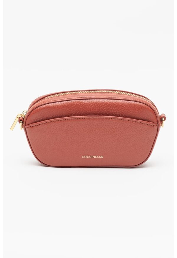 Geanta crossbody mica din piele cu bareta detasabila Enchanteuse