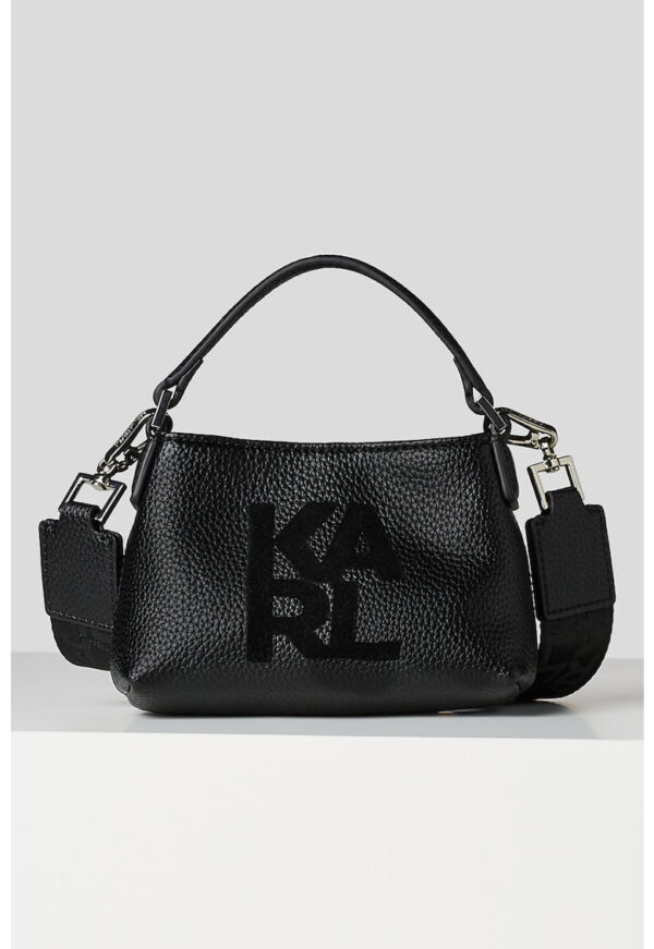 Geanta crossbody de piele cu logo